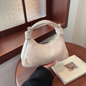 Moda Últimas Fêmeas Hot Girl Listrado Bolsa Jovem Senhora Lazer Único Ombro Tendência Bag para a Mulher - Product Image 3