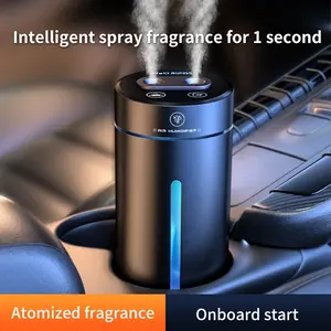 USB LED difusor de hương thơm tinh dầu khuếch tán mini siêu âm Atomizer USB phòng xe độ ẩm hương thơm Máy tạo độ ẩm không khí
