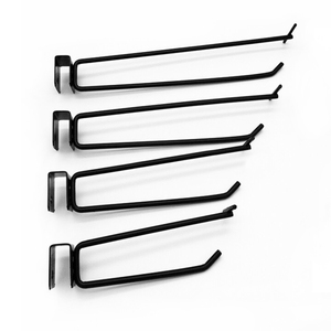 Chrome kim loại Gondola an ninh hiển thị với <span class=keywords><strong>Pegboard</strong></span> móc kệ được sử dụng để hiển thị <span class=keywords><strong>Hooks</strong></span> - Product Image 3