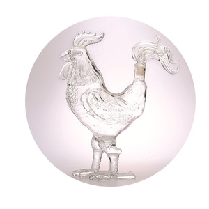 Decantador de Vidrio Personalizado de 500/1000 ml con Diseño de Gallo del Zodiaco, Decantador de Vidrio de Borosilicato Alto, Grueso y Hueco - Product Image 5