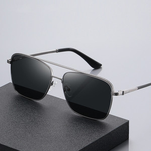 Gafas de sol clásicas de Metal para hombre y mujer, lentes de sol polarizadas de nailon Retro para conducir, pescar y piloto - Product Image 2