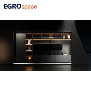 Esgospace Bảng điều khiển hiện đại Gỗ lưu trữ ngăn kéo tài liệu tập tin gỗ nộp hồ sơ văn phòng cao tủ - Product Image 5
