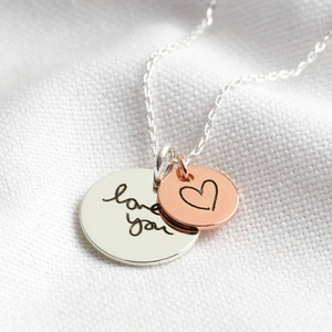 Collar con Colgante de Moneda de Oro de Acero Inoxidable al por Mayor de Joyería <span class=keywords><strong>China</strong></span>, Collar Personalizado con Nombre Grabado para Bebé Niña Niño, Collar Familiar para Mamá - Product Image 4