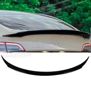 Kit de carrosserie pour Tesla Model Y Model 3 : Aileron arrière, Spoiler de coffre, Aileron de toit, Aileron de coffre arrière - Product Image 1
