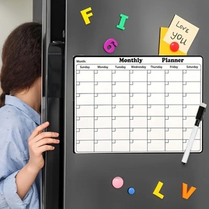 Bloc-notes adhésif personnalisé pour planificateur, bloc-notes pour enfants, <span class=keywords><strong>liste</strong></span> de choses à faire magnétique pour <span class=keywords><strong>le</strong></span> réfrigérateur, aimant pour réfrigérateur, autocollant magnétique avec marqueurs - Product Image 5