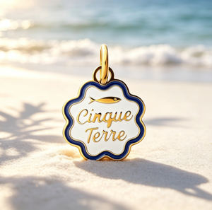 Ciondoli Souvenir Italia Cinque Terre La Dolce Vita per Gioielli Fai da Te Ipoallergenici Placcati Oro Acciaio Inossidabile Ingrosso - Product Image 4