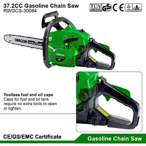 Dụng cụ làm vườn cầm tay nhỏ 38cc Xăng chainsaws Máy cây gỗ cắt gas chuỗi cưa Xăng Powered cưa 2 thì - Product Image 5