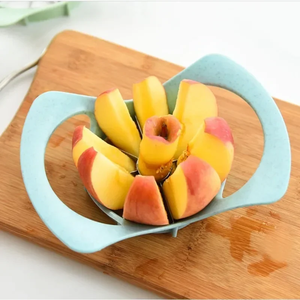 Outil multifonctionnel en paille de blé et PP pour couper les fruits, diviser les pommes, retirer le cœur des fruits, Zenidoo, cuisine à domicile - Product Image 5