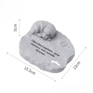Eco-Friendly Pet Monument Memorial Stone Sculpture <strong>Graves</strong> Garden Decor Animal Style Resin Tombstone <strong>Ornaments</strong> <strong>for</strong> Dog Cat Memory - Product Image 6