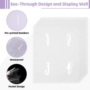 100 Money Saving Budget Spiral Leather Binder Cash <b>Envelopes</b> Savings Challenge Purple Book with Zipper to Save $5,050 - Product Image 4