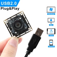 ELP 5MP Bozulma Yok USB Mini Kamera Modülü 2592x1944 Mjpeg 30fps PC Endüstriyel Kullanım için Yüksek Hızlı Ücretsiz Sürücü