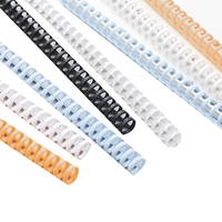 Carpeta de hojas sueltas de PVC A4 A5 B5 con hebilla desmontable de bobina de agujero redondo de 30 agujeros y embalaje de caja de anillo de cierre DIY