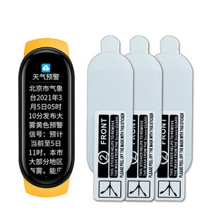 Protector de Pantalla de TPU Suave para <span class=keywords><strong>Xiaomi</strong></span> Mi <span class=keywords><strong>Band</strong></span> 10/9/8/7/6/5/4, Película Protectora - Product Image 1