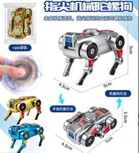 Perro Robot Transformable, Spinner de Dedo, Juguete Antiestrés, Juguete para Niños - Product Image 6