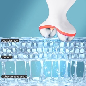 Rouleau facial 3D anti-âge, outil de massage, appareil de lifting du visage à micro-courant, resserrement, élimination des rides, rouleau facial en métal - Product Image 5