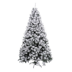 Arbre de Noël enneigé artificiel floqué à hauteur personnalisable pour les vacances PVC Rohs respectueux de l'environnement - Product Image 1