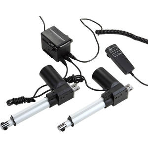 4 pouces de course 200 <span class=keywords><strong>Lbs</strong></span> de force 24V actionneur linéaire haute vitesse <span class=keywords><strong>moteur</strong></span> automobile robotique Fan-24V électrique aimant permanent - Product Image 4