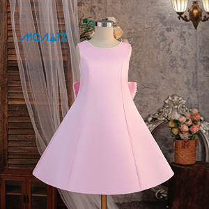 MQATZ abito bianco di pizzo con perla senza schienale per ragazzi mostra graziosi bambini vestito elegante da principessa <span class=keywords><strong>12</strong></span> anni abito da ragazza - Product Image 3