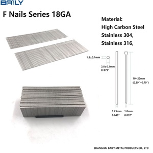 304 in acciaio inox 18Ga <span class=keywords><strong>brad</strong></span> pin serie F graffette filo sfuso chiodi F10 F15 F20 F25 F30 per mobili da esterno - Product Image 1