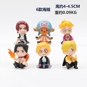 HESPER 10PCS/SET 5CM 1 Piece Luffy Zoro Ace Chopper Figurine en PVC de dessin animé - Product Image 3