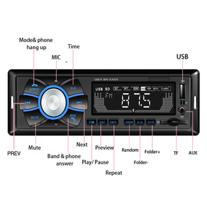 Phổ Xe MP3 Cho Bluetooth Máy Nghe Nhạc FM Đài Phát Thanh U Đĩa Thẻ SD Âm Nhạc AUX USB Kết Nối Stereo Chức Năng Sạc Xe Hơi MP4 Người Chơi - Product Image 2