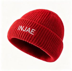Vietnam Factory OEM Embroidered Knitted Beanie Multiple Colors <b>Winter</b> Hat Custom Logo Fold Cuff Beanie <b>Cap</b> <b>For</b> <b>Men</b> Women - Product Image 3