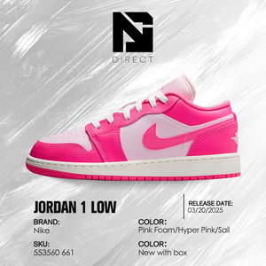 Air Jordan 1 Low Gs 'Valentine's Day' Livraison gratuite Chaussures de créateur pour la marche, le skateboard et les loisirs pour hommes - Product Image 6