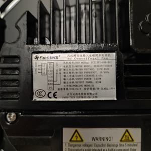 Ventilateur centrifuge de refroidissement à haute pression statique Fans-tech SC310F5-088-001 400VAC 50/60Hz 1010W 1.65A 3500RPM 4150m3/h Moteur EC OEM - Product Image 6