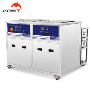 Guangdong Skymen doppio serbatoio pulitore ad ultrasuoni professionale filtrato attrezzature per la pulizia ad ultrasuoni per componenti in alluminio catena - Product Image 3