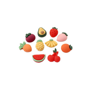 100 unids/bolsa comida fruta sandía naranja plátano aguacate fresa melocotón Flatback resina encantos para Slime funda móvil <span class=keywords><strong>Keycha</strong></span> - Product Image 1