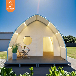 Carpa de Hotel Glamping Airmega 5*7, Tela de PVC, Carpa de Navegación para Resort de Cuatro Estaciones, para Camping, Modelo LINGCHEN-E S - Product Image 4