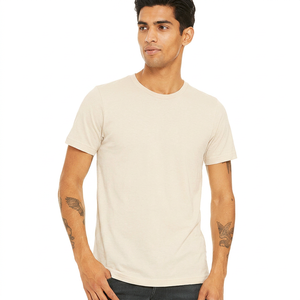T-shirt unisexe en jersey 100% coton, grande taille, rouge, manches courtes, avec motif imprimé pour homme - Product Image 1
