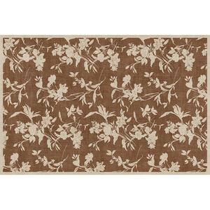 จินรุยพรมลายดอกไม้วินเทจเส้นใยโพลีเอสเตอร์ 20251215-02 พรมห้องนั่งเล่นห้องนอนสไตล์ย้อนยุคกันน้ำกันคราบ - Product Image 1