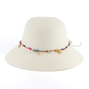 Chapeau de paille <span class=keywords><strong>Panama</strong></span> à large bord pour femme, pliable, doux et respirant, idéal pour l'été 2026, les voyages et la plage - Product Image 6