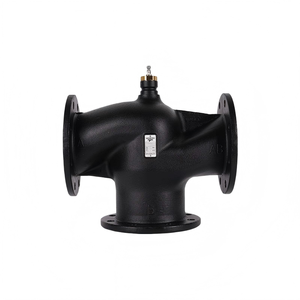 VXF53.32 Válvula de Globo con Brida de 3 Vías, PN25, DN32, Kvs 16, Control de Porcentaje Igual, Temperatura Media -20~220°C - Product Image 1