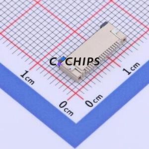 FC05-S18FCT-00 FFC/FPC Connector SMD,P=0.5mm,Horizontal Mount Connector Flip Cover Type Bottom Contact 18P 0.5mm - Product Image 2