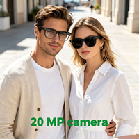 Lunettes Intelligentes W660 20MP pour Appareil Photo 4K avec Stabilisation EIS, IP66, Bluetooth 5.3, Reconnaissance d'Objets par IA, Lunettes Intelligentes IA