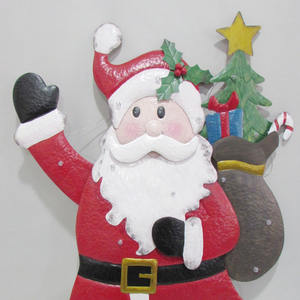 <span class=keywords><strong>Metal</strong></span> Papá Noel con Árbol de Navidad para decoración al aire libre - Product Image 2