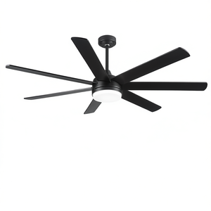 Ventilador de techo estilo rústico Db 72 con aspas de madera contrachapada para comedor - Product Image 1