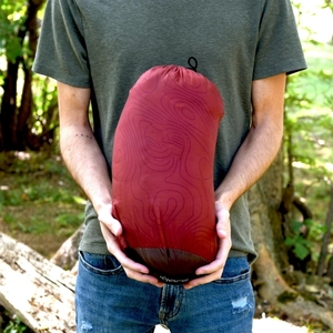 Couverture matelassée de camping en polyester recyclé natif pour adultes, rouge <span class=keywords><strong>Warrens</strong></span>, taille ouverte 79 "L X 55" W - Product Image 4