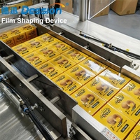 Machine d'emballage automatique de boîtes en carton avec film cellophane facile à utiliser, machine d'emballage de boîtes de cigarettes, de chicha, de cartes