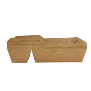 Vassoio in Carta Kraft Bianca Personalizzato per Eventi di Catering, <span class=keywords><strong>Feste</strong></span>, Snack e Cibo da Asporto con Barriera Antiumidità - Product Image 3