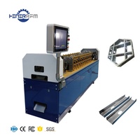 Machine de formage à froid de profilés en acier léger pour ossature de villa, certifiée ISO, hydraulique, haute résistance, stable et à production continue