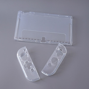 Funda de cristal transparente para <span class=keywords><strong>Nintendo</strong></span> <span class=keywords><strong>Switch</strong></span>, carcasa protectora suave de TPU para Joycon, Oled, NS, Joy-Con - Product Image 6