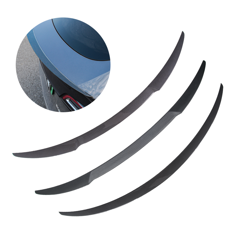 Аксессуары для украшения, эффективное Настоящее углеродное волокно, заднее крыло багажника, спойлер для Tesla Model Y