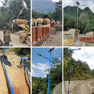 Poste <span class=keywords><strong>de</strong></span> Luz Solar <span class=keywords><strong>de</strong></span> Acero Galvanizado con <span class=keywords><strong>Farola</strong></span> Cuadrada <span class=keywords><strong>de</strong></span> Aluminio, Poste <span class=keywords><strong>de</strong></span> Lámpara Combinado OEM/ODM para Proyectos <span class=keywords><strong>de</strong></span> Parques Industriales - Product Image 5