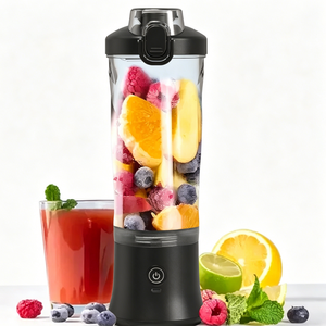 Licuadora Eléctrica Portátil para el Hogar, para Hacer Smoothies de Frutas Frescas, Pequeña y Práctica - Product Image 2