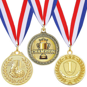 ميدالية ماراثون معدنية مخصصة بالجملة من سبائك الزنك، جائزة ثلاثية الأبعاد منقوشة للعدائين، كأس رياضي مع شعار مخصص - Product Image 1