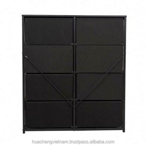 Wholesale Supplier Modern Living Room Fabric <b>Cabinets</b> Freestanding Durable Stainless Steel MDF Panel Pine Various Color Dresser - Product Image 5