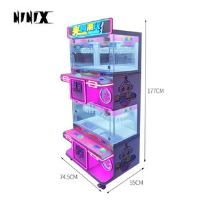 Máquina de garra de grúa para 4 personas, juguete de peluche que funciona con monedas, plato giratorio, regalo Premium para niños - Product Image 3